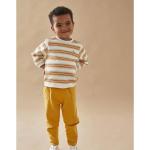 Sweatshirts Noukies jaune moutarde à rayures Taille 18 mois pour bébé en promo de la boutique en ligne Vertbaudet.fr 
