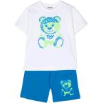 T-shirts à imprimés Moschino bleus en peluche à motif ours de créateur Taille 10 ans pour garçon de la boutique en ligne Miinto.fr avec livraison gratuite 