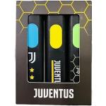 Surligneurs Seven multicolores Juventus de Turin en lot de 3 
