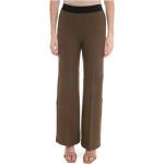Pantalons taille élastique Seventy marron en laine Taille XS look fashion pour femme 