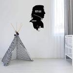Severus Snape (Severus Snape) Chambre D'Enfants Vinyle Autocollant Mural Silhouette Citation Disponible Pour La Maison Moderne Décembre 35X57 Cm