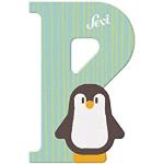 Sevi 83016 Lettre P pingouin multicolore env. 10 x 7,5 cm