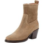 Low boots Shabbies Amsterdam beiges Pointure 42 look fashion pour femme 