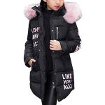 Doudounes à capuche noires en fourrure Taille 12 ans look fashion pour fille de la boutique en ligne Amazon.fr 