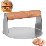 Attendrisseurs de viande gris acier en acier à motif hamburger inoxydables 