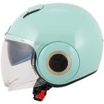 Casques jet Shark turquoise 