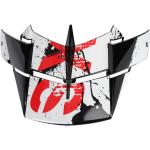 Visière de casque SHARK SX2 FREAK noir-rouge-blanc