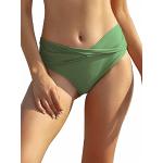 Bikinis triangle vert olive Taille M classiques pour femme 