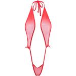Micro bikinis rouges Tailles uniques classiques pour femme 