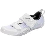 Chaussures de vélo Shimano blanches look fashion pour femme 