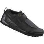 Chaussures de vélo Shimano noires en caoutchouc Pointure 44 pour homme en promo 