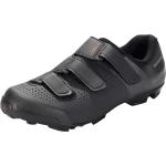 Chaussures de vélo Shimano noires en cuir synthétique Pointure 44 pour homme 