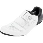 Chaussures de vélo Shimano blanches Pointure 43 look fashion pour homme 