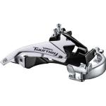 Shimano derailleur avant 3 x 6 7 vitesses tourney fd ty510 top swing dual pull low clamp 42t