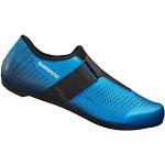 Chaussures de vélo Shimano bleues Pointure 38 look fashion pour femme 