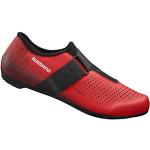 Chaussures de vélo Shimano rouges Pointure 38 look fashion pour femme 