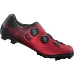 Chaussures de vélo Shimano rouges légères Pointure 43,5 look fashion 