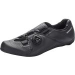 Chaussures de vélo Shimano noires en cuir synthétique légères Pointure 42 pour homme 