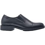 Chaussures de travail  Shoes for Crews noires en cuir résistantes à l'eau classiques pour homme 