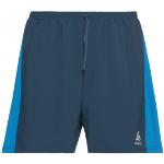 Shorts de running saison été Odlo bleus en polyester Taille M pour homme en promo 