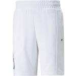 Shorts blancs Licence BMW look fashion pour homme 