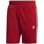 Shorts de running adidas 3 Stripes rouges en toile Taille S pour homme 