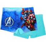 Shorts de bain bleu ciel en polyester enfant The Avengers 