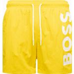 Shorts de bain saison été de créateur HUGO BOSS BOSS jaunes en polyamide Taille L pour homme en promo 