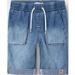 Shorts en jean NAME IT bleus en coton look streetwear pour garçon de la boutique en ligne Emp-online.fr 
