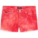 Shorts en jean Ralph Lauren Polo Ralph Lauren rouges en denim de créateur pour fille de la boutique en ligne Ralph Lauren 