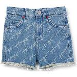 Shorts en jean à logo en coton Taille 4 ans pour fille de la boutique en ligne Hugoboss.fr avec livraison gratuite 