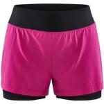 Shorts de running Craft roses en jersey Taille XL pour femme 