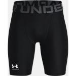 Shorts Under Armour HeatGear noirs en fil filet pour garçon de la boutique en ligne Underarmour.fr avec livraison gratuite 