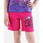 Shorts roses en coton Monster High Taille 12 ans look fashion pour fille de la boutique en ligne Metalmonde.fr 