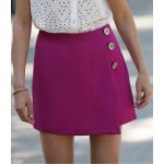 Jupes short violettes en polyester Taille XL pour femme en promo 