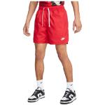 Shorts fluides Nike Sportswear rouges Taille L look sportif en promo 