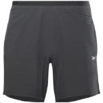 Shorts de sport Reebok Strength noirs en fil filet éco-responsable Taille XL pour homme en promo 