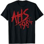 Short Sleeve American Horror Story 1984 Logo Ryan Murphy Brad Falchuk T-Shirt Shirt Top Sweatshirt Black XL