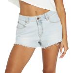 Shorts taille haute Volcom Stoned blancs all Over en denim Taille 3 XL look fashion pour femme 