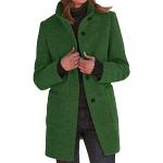 Vestes d'hiver vertes avec ceinture Taille XXL plus size look fashion pour femme 