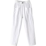 Pantalons large blancs Taille XXL look fashion pour femme 