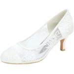 Sandales à talons blanches Pointure 39 avec un talon entre 5 et 7cm look fashion pour femme 