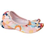 Chaussures de jazz à fleurs en caoutchouc à motif fleurs respirantes Pointure 35 classiques pour enfant 
