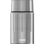 SIGG Gemstone Food Jar Selenite (0.75 L), récipient alimentaire isotherme, lunch box isotherme pour l'école ou le bureau, boîte en acier inoxydable 18/8 de haute qualité, Silver