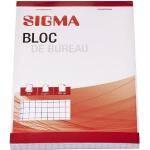 Sigma Bloc note 100 feuilles 70 g A7x 5 - 951376sigmac