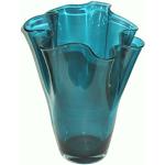 Vases en verre turquoise en verre de 30 cm 