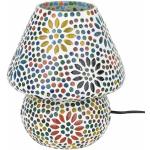 Lampes de table ampoules E14 blanches en verre style ethnique 