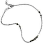 Bracelets de perles SilberDream gris argenté en argent à perles look fashion pour femme 