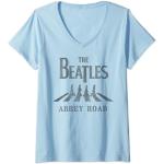 T-shirts bleus Beatles Taille S classiques pour femme 
