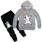 Sweats à capuche gris à motif licornes look fashion pour garçon de la boutique en ligne Amazon.fr 